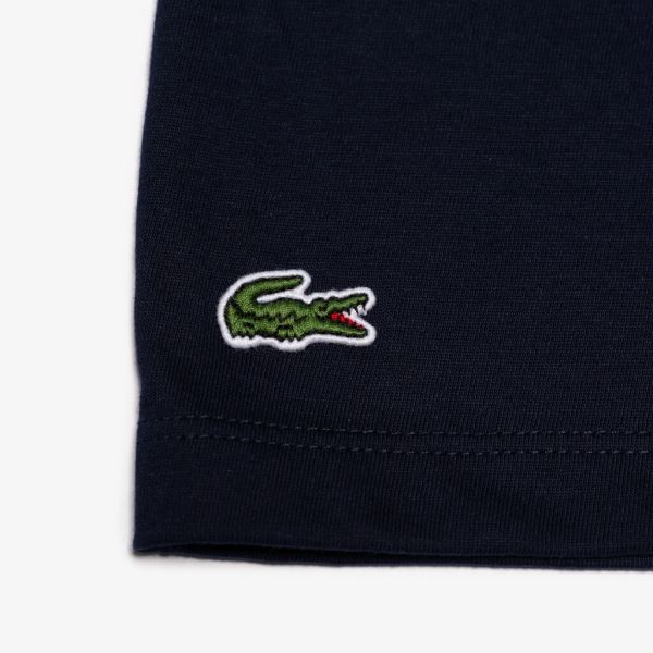 Lacoste SPORT Printed Tennis T-Shirt Dámské - Tričko Tmavě Blankyt Blankyt / Bílé | CZ-iEuFo6